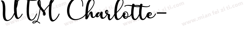 UTM Charlotte字体转换